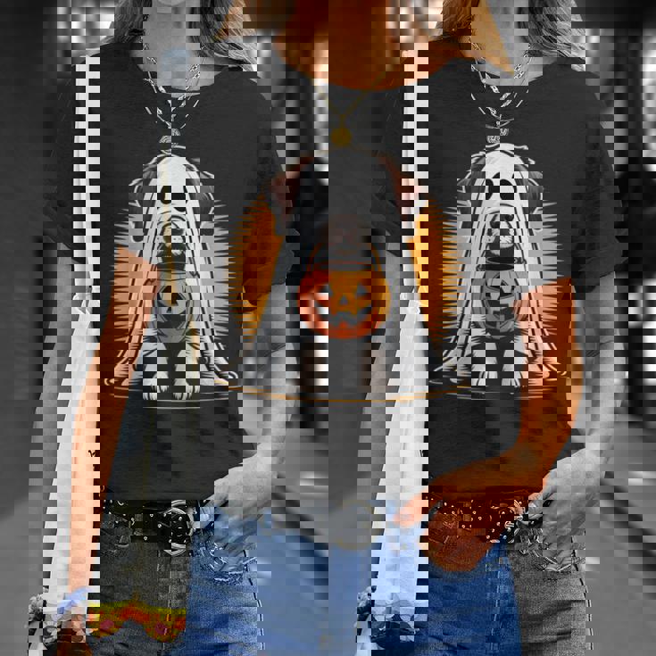 My Dog Is My Boo ハロウィン ゴーストドッグ メンズ レディース キッズ Tシャツ 彼女への贈り物