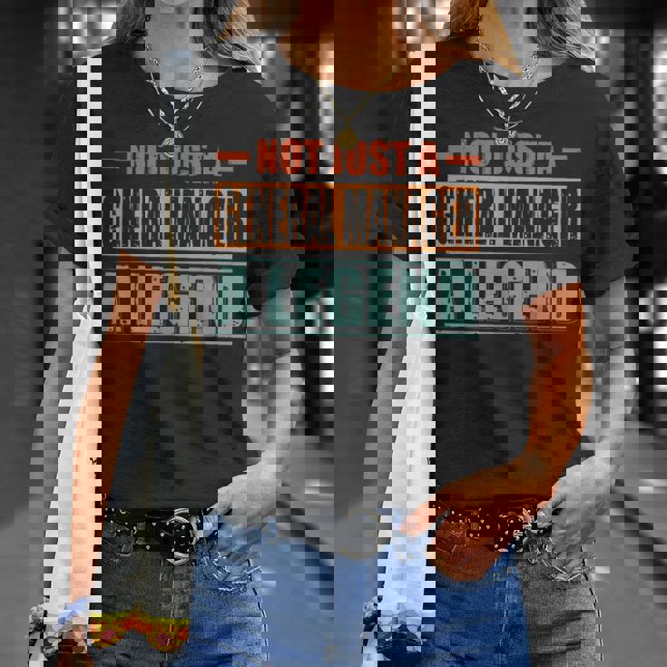 Quote Retro General Manager Tシャツ 彼女への贈り物