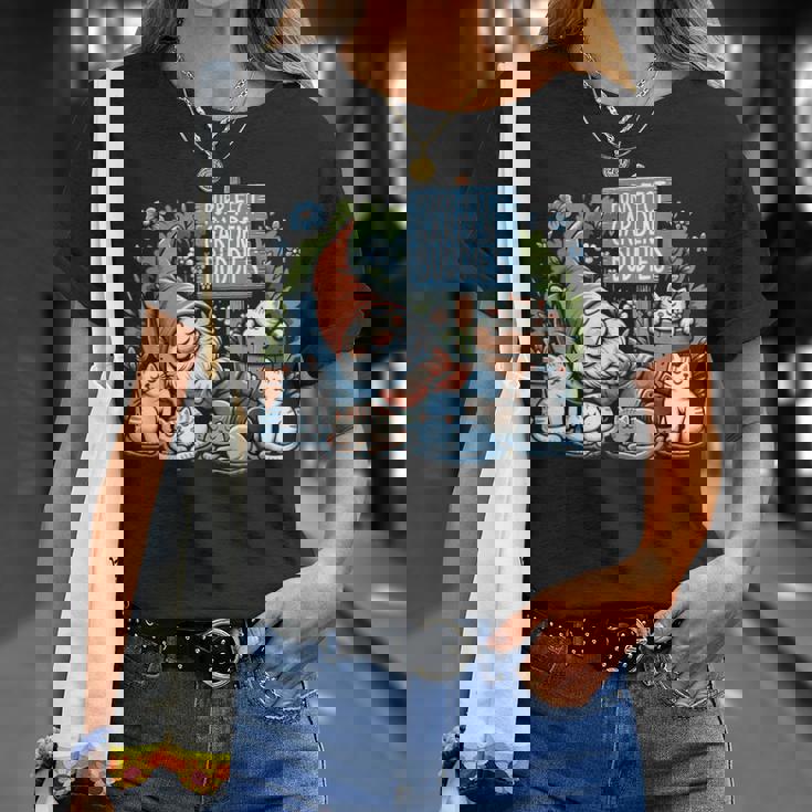 Garden Gnomes Gnome Lover Gnome ガーデニング Tシャツ 彼女への贈り物