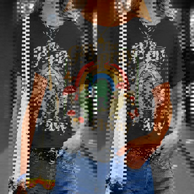 Gay The Pray Away レインボー 面白い ミーム カエル Lgbt プライド Lgbtq Tシャツ 彼女への贈り物