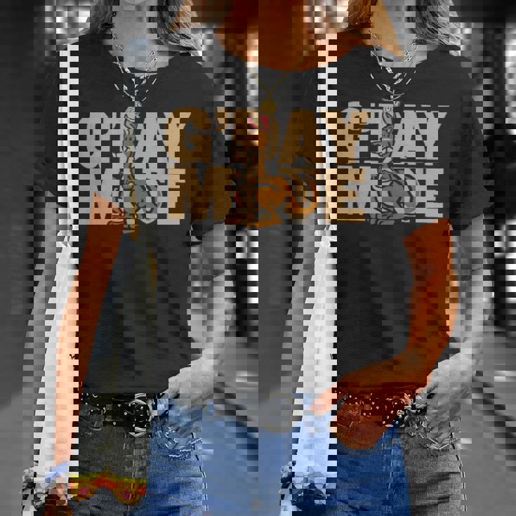 Gday Mate Australia Australian Rugby Top Aussie Day Tシャツ 彼女への贈り物