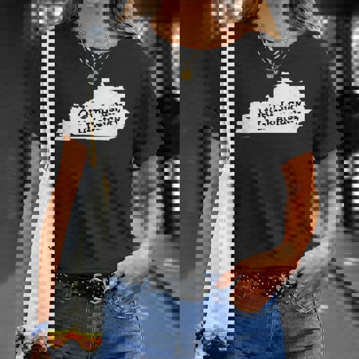 Getting Lucky In Kentucky Tシャツ 彼女への贈り物