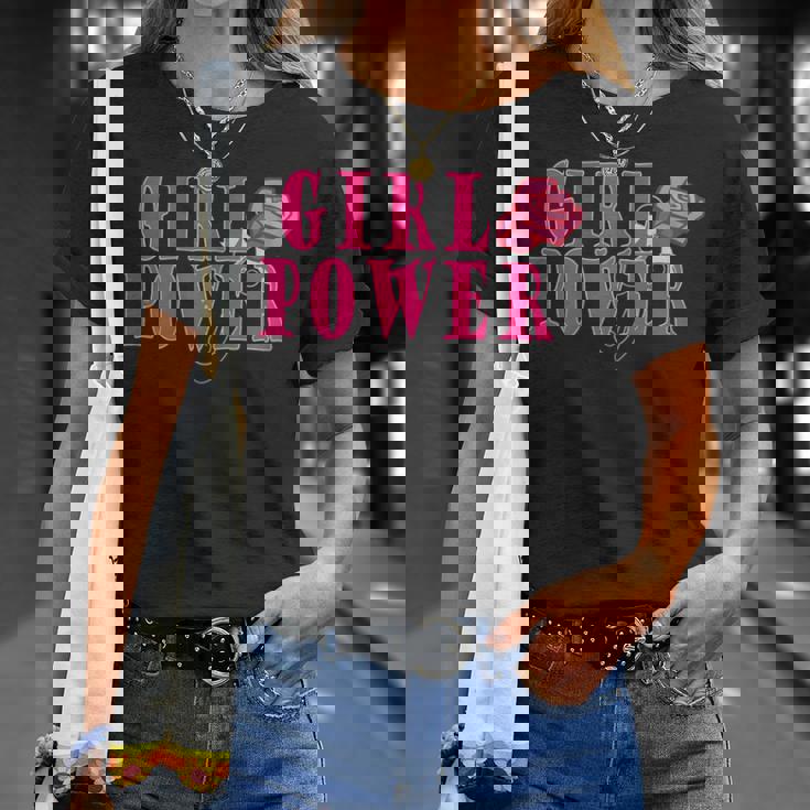 Girl Power Jolie Rose Féminine Égalité Féminine T-Shirt Cadeaux pour elle