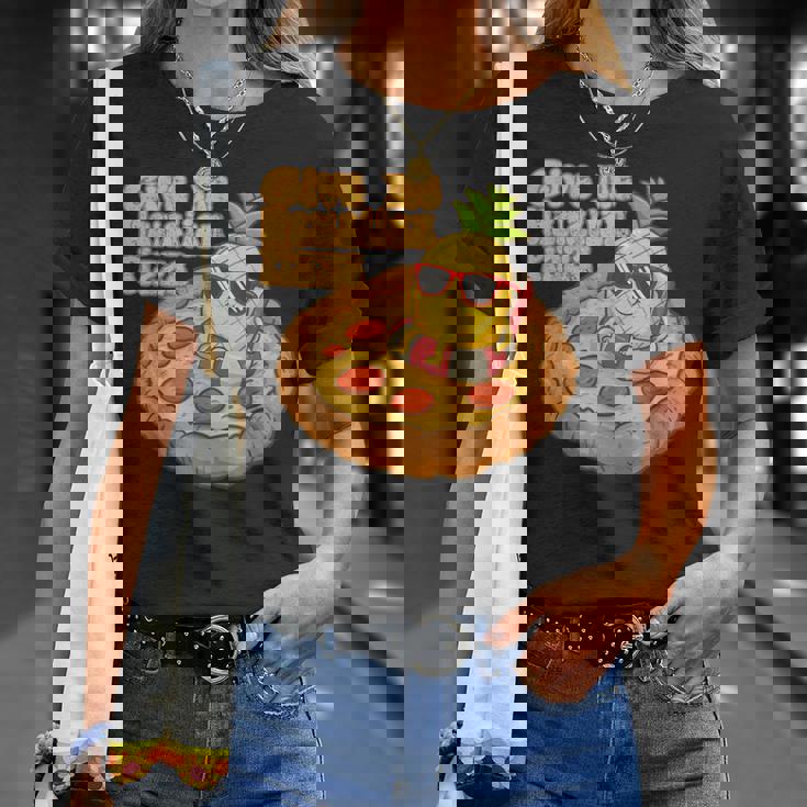 Give Me ハワイアンピザ パイナップル ピザ愛好家 ハワイアンピザ Tシャツ 彼女への贈り物