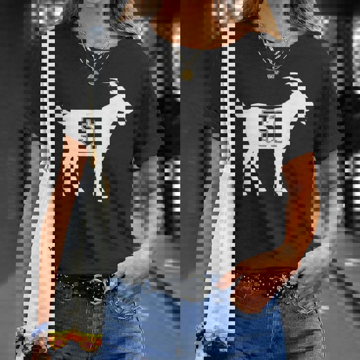 Goat 51 GOATナンバーフィフティワンヤギ Tシャツ 彼女への贈り物