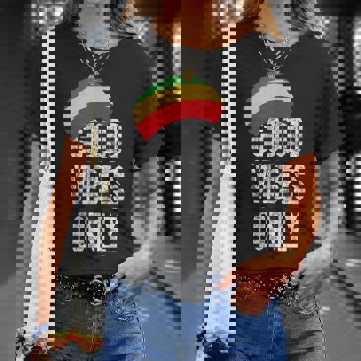 Goodibes Only レゲエ 帽子 レゲエ ラスタファリ ジャマイカ Tシャツ 彼女への贈り物