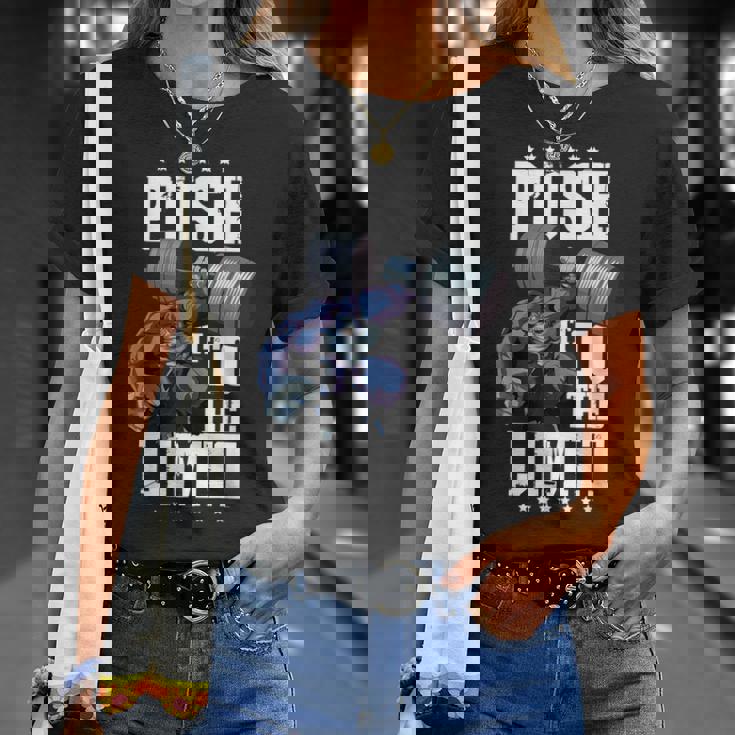 Gorilla プッシュリミットワークアウトダンベル ボディビルディング ジム フィットネス Tシャツ 彼女への贈り物