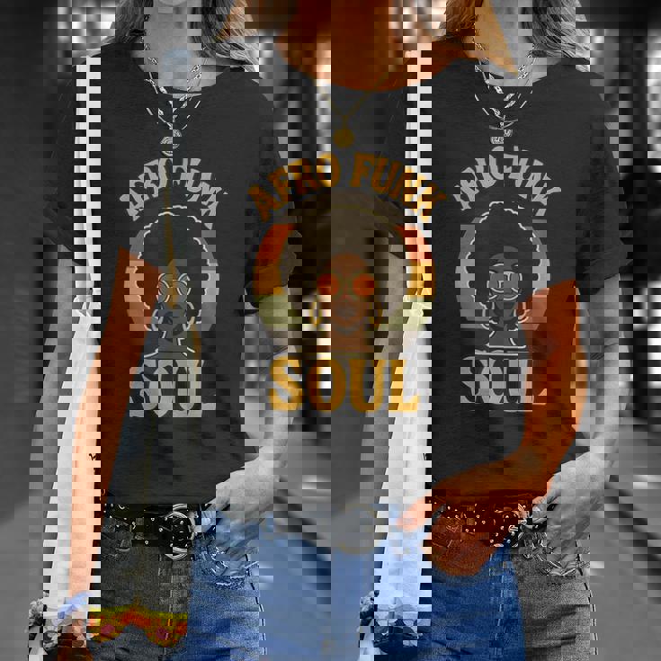 Groovyoul リバイバル レトロ ヴィンテージ 70年代 ファンク アフロ ソウル Tシャツ 彼女への贈り物