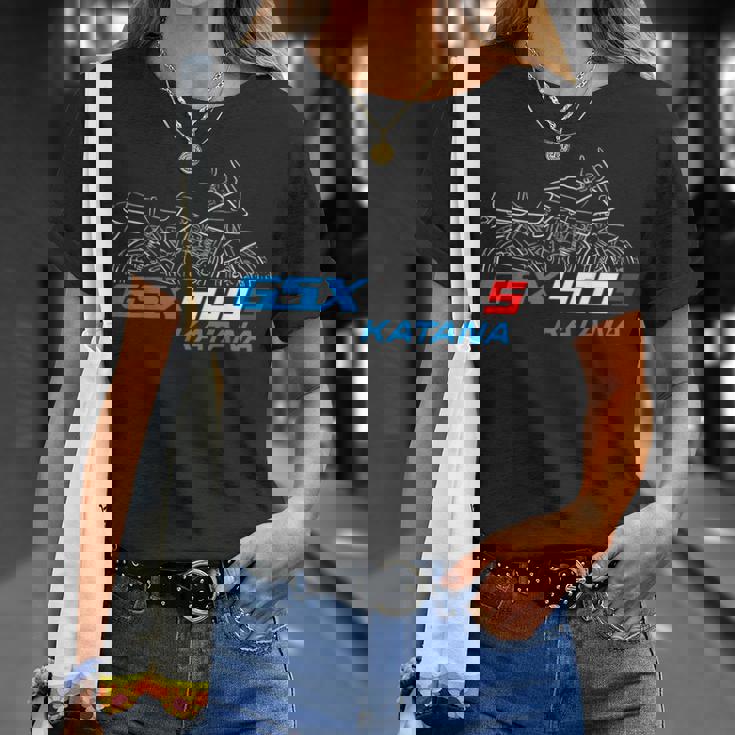 Gsx400s Katana 1992-96 スポーツツーリングライダー用 オートバイ Tシャツ 彼女への贈り物