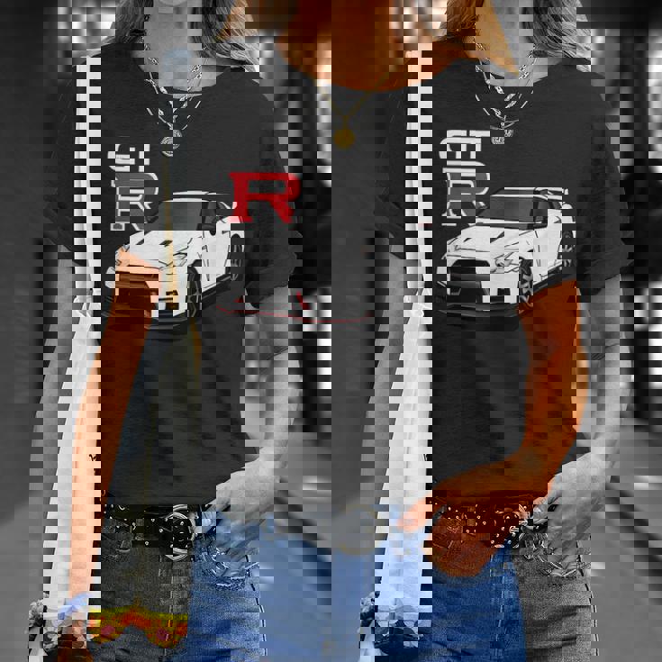 Gt R 35 Jdm ストリートレーシング ドラッグドリフト スポーツカー Tシャツ 彼女への贈り物