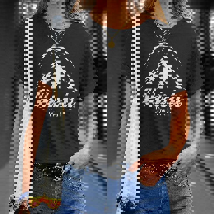 Hakuba Japan スキーリゾート スキー スノーボード Tシャツ 彼女への贈り物