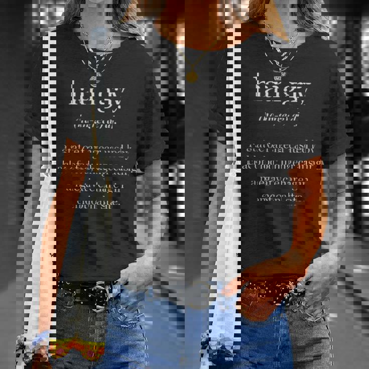 Hangry Definition To Go With Hangry Kit 面白い意味 Tシャツ 彼女への贈り物