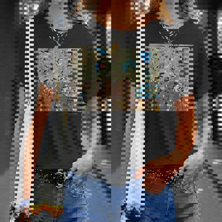 Harlequin's Carnival 有名な絵画 Miro作 Tシャツ 彼女への贈り物