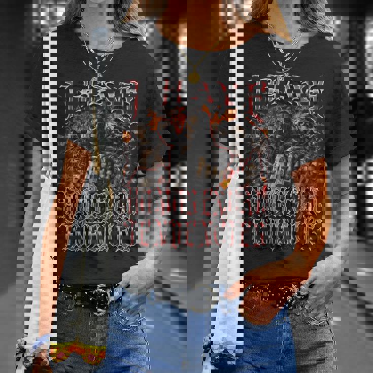 I Have Homosexual Tendencies 面白い ハード スケルトン ブーツレッグ Tシャツ 彼女への贈り物