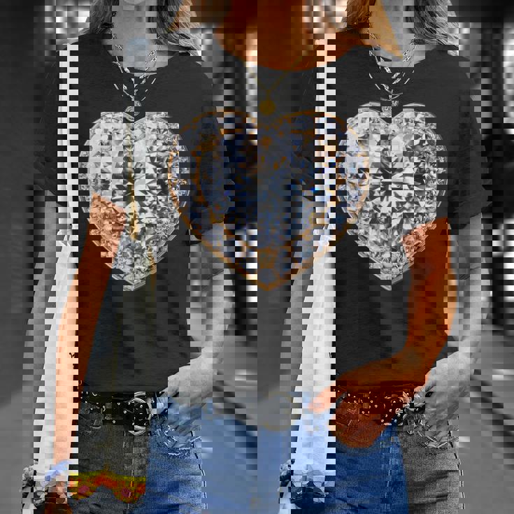 Heart Of Radiance ダイヤモンドエレガンスキラキラ Tシャツ 彼女への贈り物