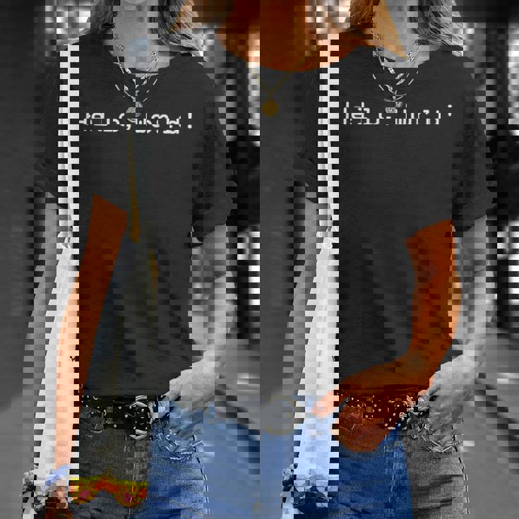 Hello World プログラマー ギフト コンピューター スキル オタク Tシャツ 彼女への贈り物