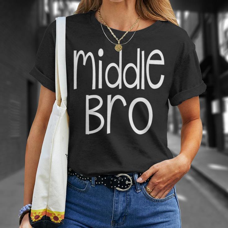 Hermano Medio Hermano Coincidencia Hermanos Familia Camiseta unisex Regalos para ella