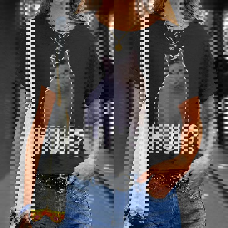 Huh Cat Meme Tシャツ 彼女への贈り物