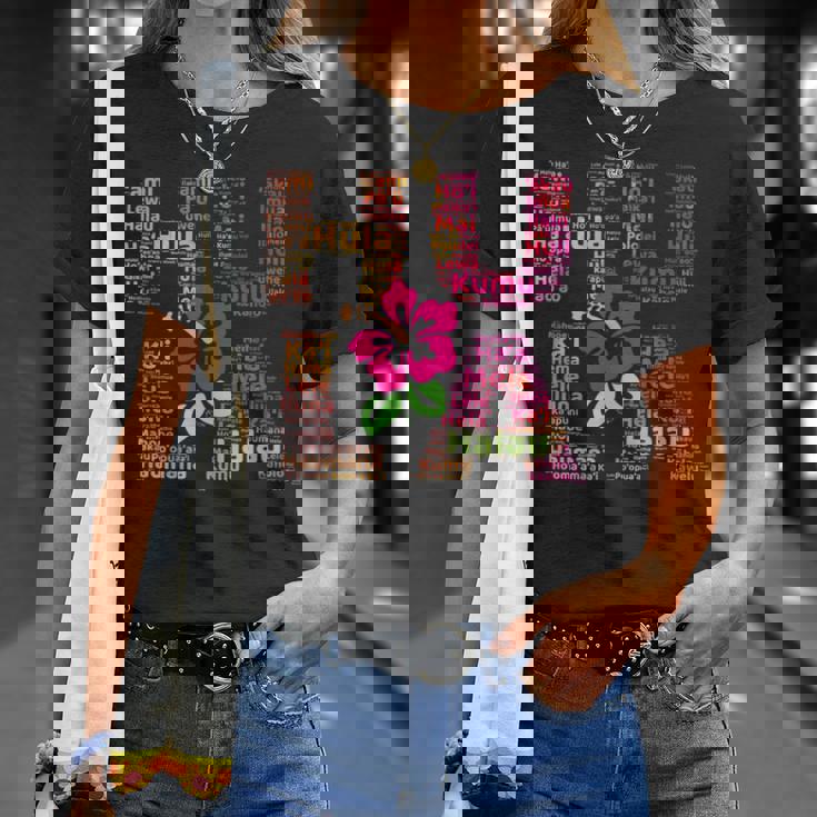 Hula Danceteps ハワイアンダンス クムハウマナ ギフト Tシャツ 彼女への贈り物