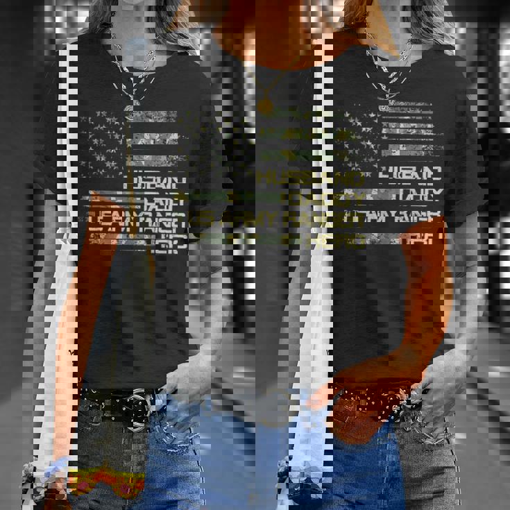 メンズ Husband Daddy Us Army Ranger Hero Flag Usa 迷彩 Tシャツ 彼女への贈り物