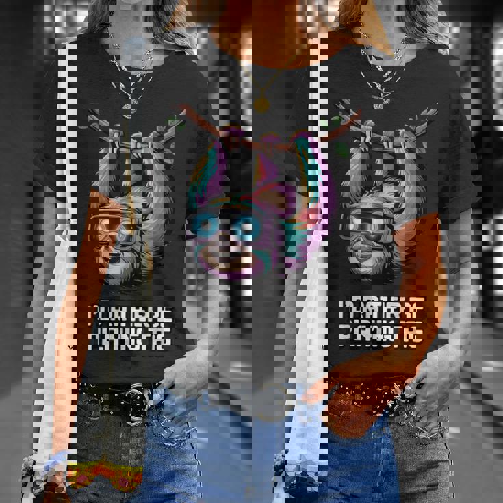 I'd Rather Be Playing Tag Tシャツ 彼女への贈り物