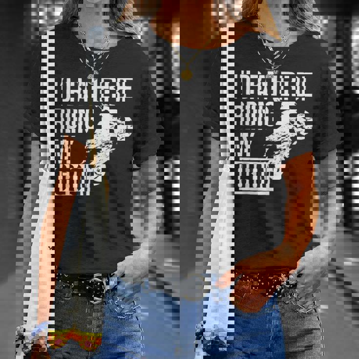 I'd Rather Be Riding My Grom Tシャツ 彼女への贈り物