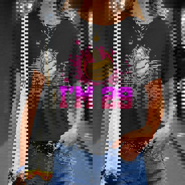 I'm 29Ports バレーボール選手 大人用 29歳の誕生日 Tシャツ 彼女への贈り物