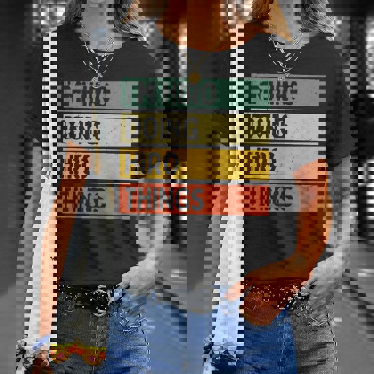 I'm Hiro Doing Hiro Things 面白い名言 Tシャツ 彼女への贈り物