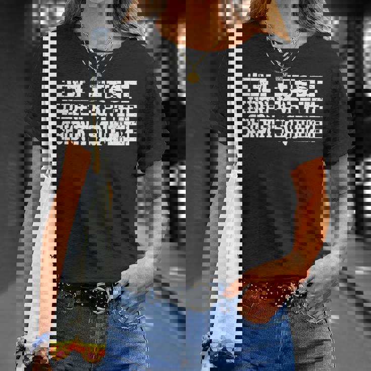 I'm Just Here For Thehortqueeze 面白い株式市場 Tシャツ 彼女への贈り物