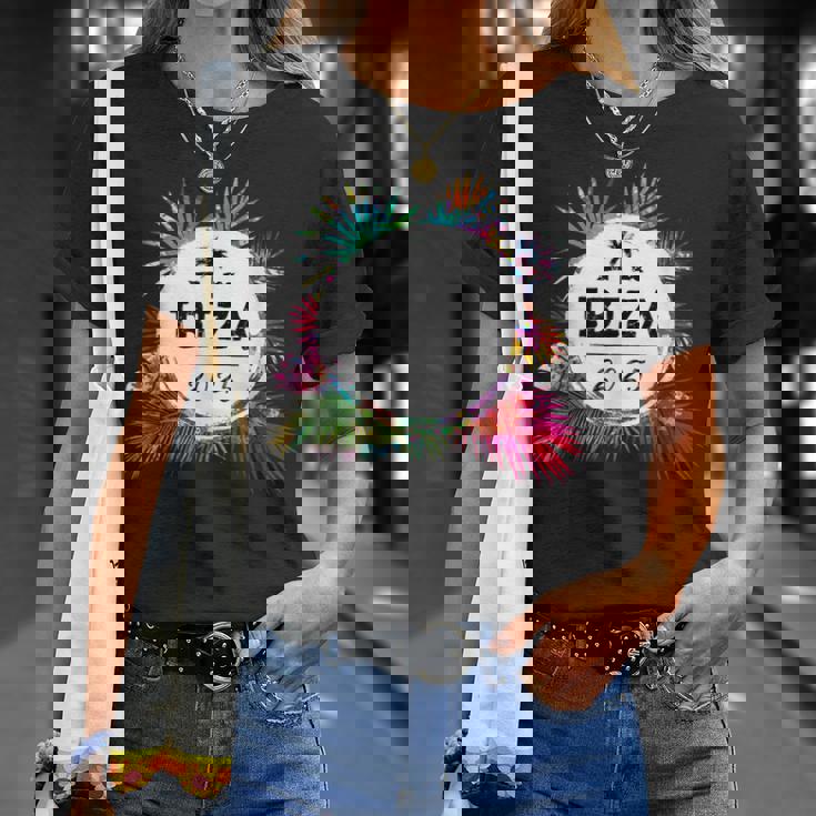 Ibiza 2025 カラフル Tシャツ 彼女への贈り物