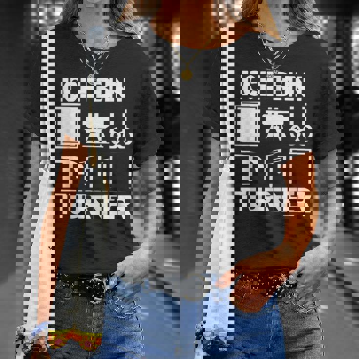 Ich Bin ターナー アート 体操モチーフ 男の子 メンズ Tシャツ 彼女への贈り物