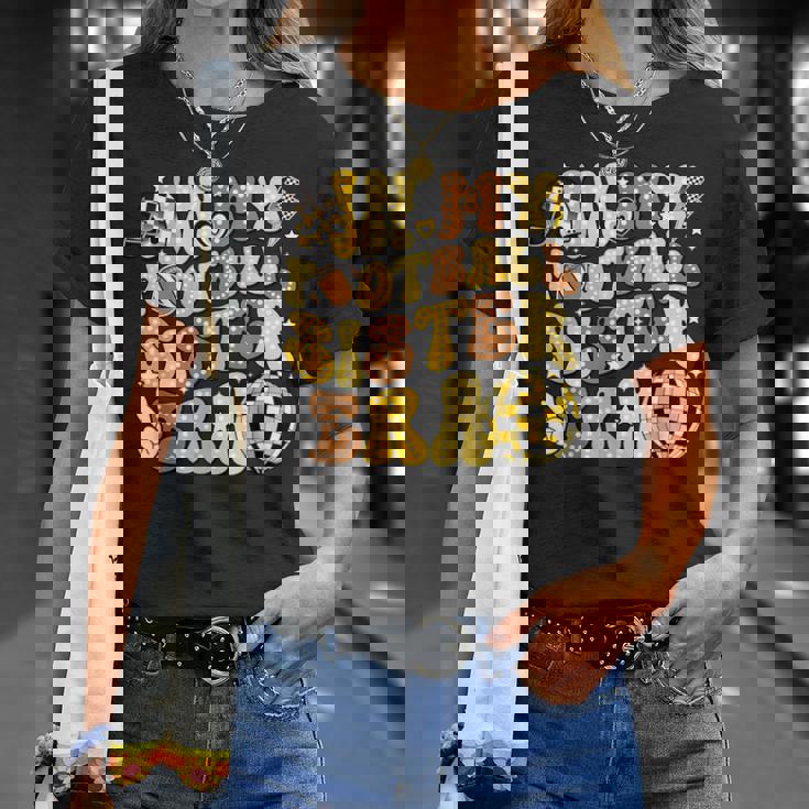 In My Footballister Era アメリカンフットボールヘルメットゲームデー Tシャツ 彼女への贈り物