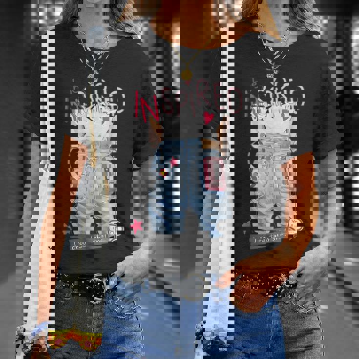 Be Inspired デニム レトロ I Choose Tohine ガールズ グラフィック Tシャツ 彼女への贈り物