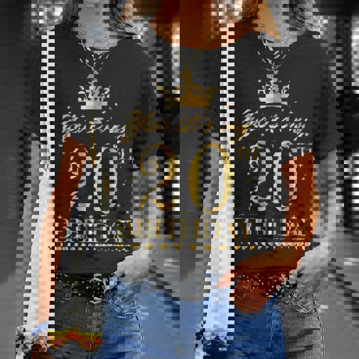 It's My 20Th Birthday Party ケーキ お祝い 楽しい20年 Tシャツ 彼女への贈り物