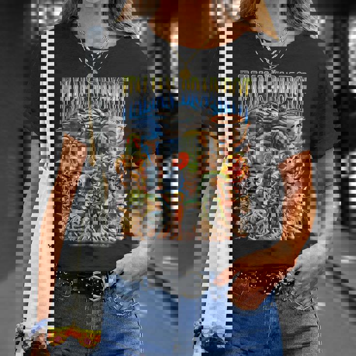 Italian Brainrot 面白いイタリアンブレインロットミームキャラクタ Tシャツ 彼女への贈り物