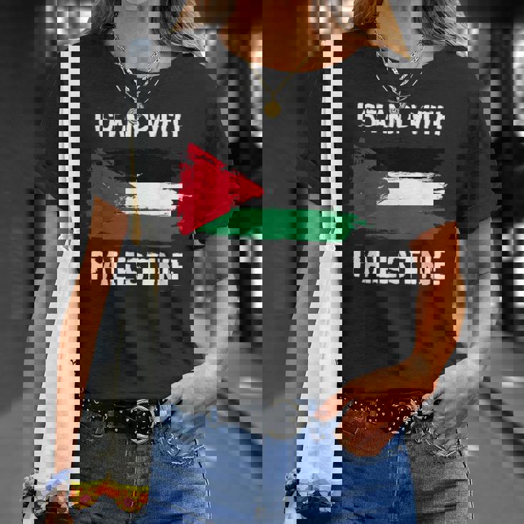 Itand With Palestine ペンダント フリーガザエルサレムモスク Tシャツ 彼女への贈り物