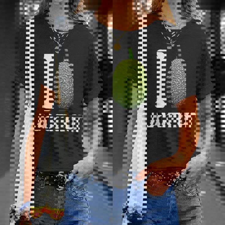 Jackfruit ビーガン ベジタリアン エキゾチックフルーツ 植物ベースのダイエット Tシャツ 彼女への贈り物