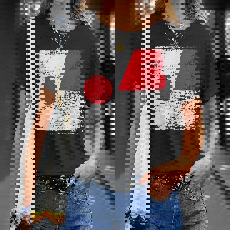 Japanese Flag Indonesiaインドネシアの遺産 インドネシアのルーツ 日本の国旗 インドネシアの国旗 Tシャツ 彼女への贈り物