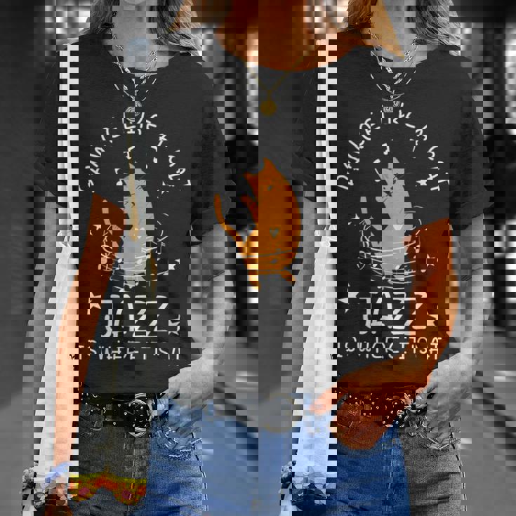 Jazz Dance Cat Jazz Tシャツ 彼女への贈り物