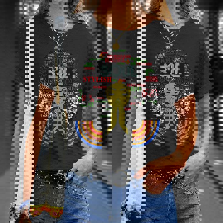 Jazz Funk &Oul アフロレトロヴィンテージミュージック Tシャツ 彼女への贈り物