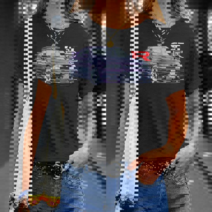 Jdm Car R33-Spec ミッドナイトトラック 400R Tシャツ 彼女への贈り物