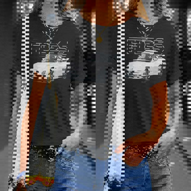 Jdm Fd ロータリーカー ホワイト Tシャツ 彼女への贈り物