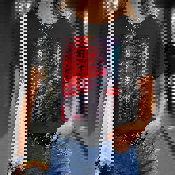 Jdm ジャパン ドリフト レーシング チューニング スポーツカー 東京 ドリフト Tシャツ 彼女への贈り物