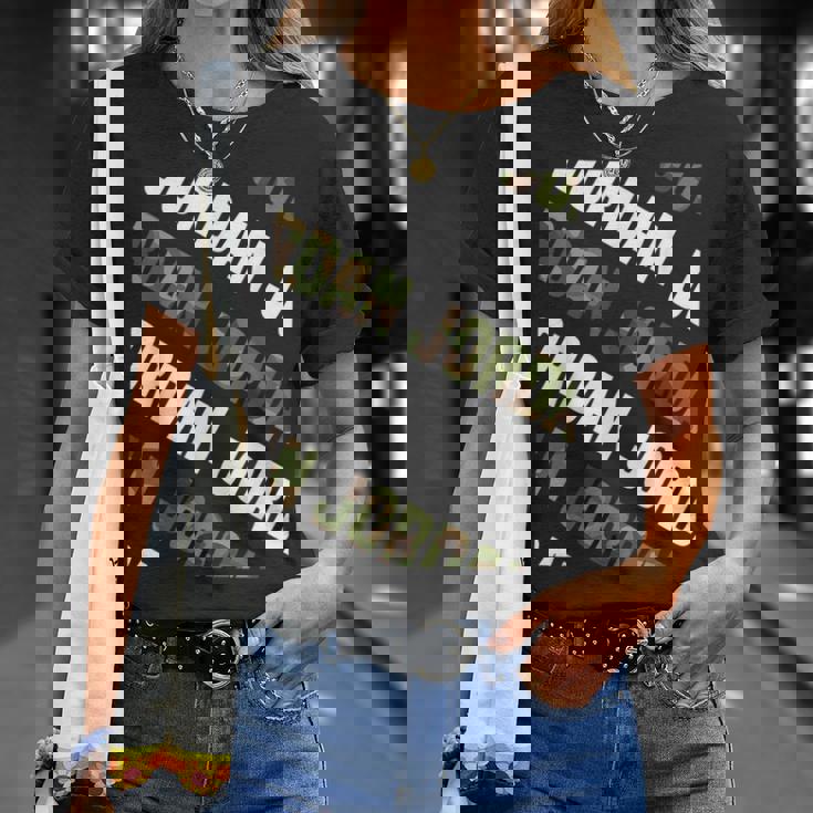 Jordanカモ柄グリーンカモフラージュ Tシャツ 彼女への贈り物