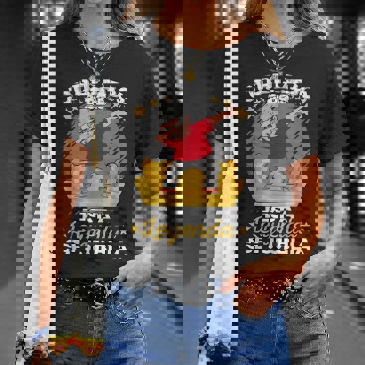 Jubilado 2025 Hombre Esta Leyendae Jubila Jubilación Camiseta unisex Regalos para ella