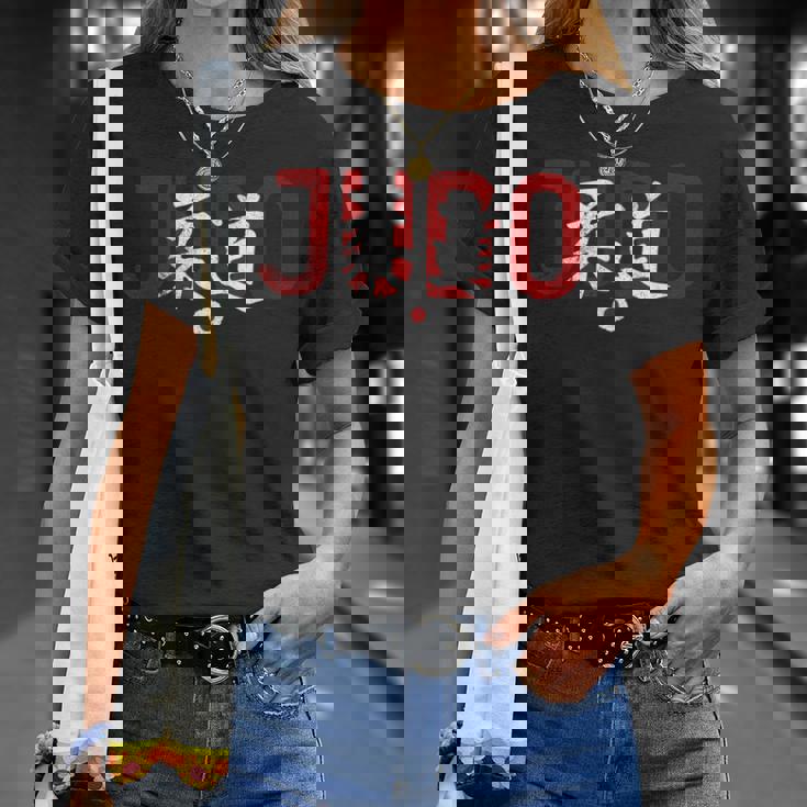 Judo Judoka Kodokan Combatports Martial Arts Japan Kanji Tシャツ 彼女への贈り物