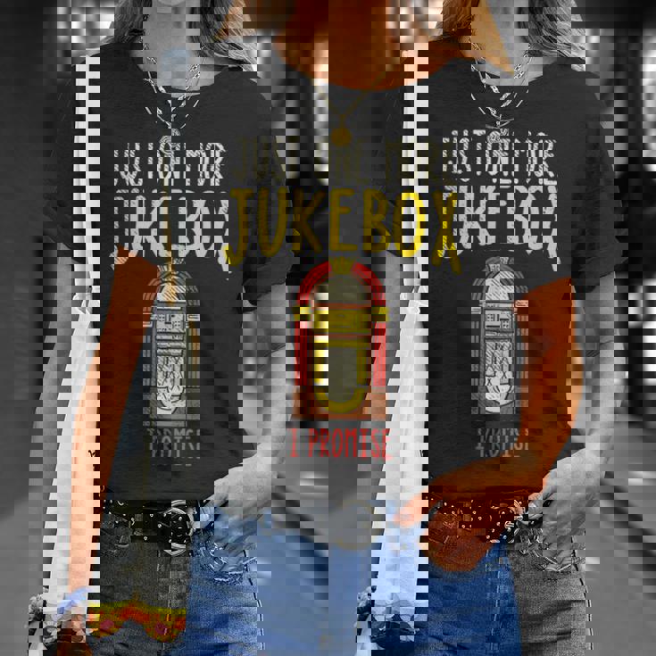 Just One More ジュークボックス I Promise Tシャツ 彼女への贈り物