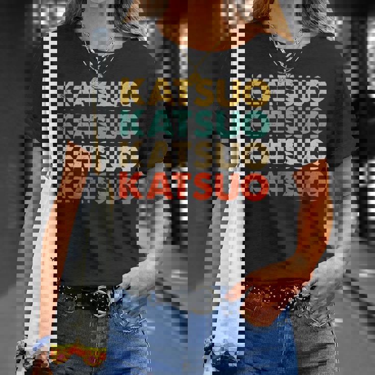 Katsuo 勝雄 Tシャツ 彼女への贈り物