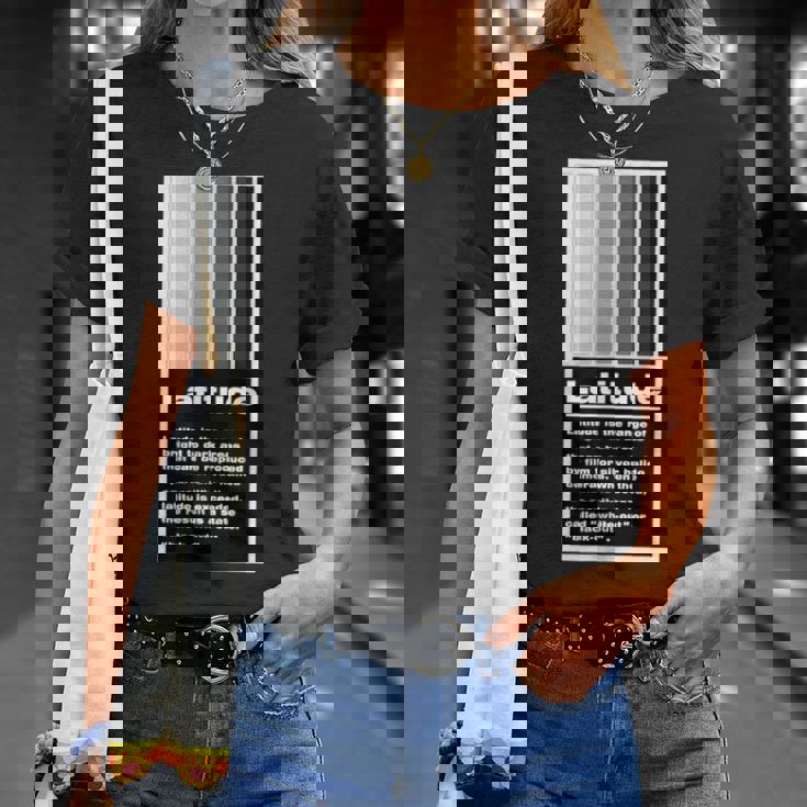 Kenko 写真用語「ラチチュード」［前面デザイン］ Tシャツ 彼女への贈り物