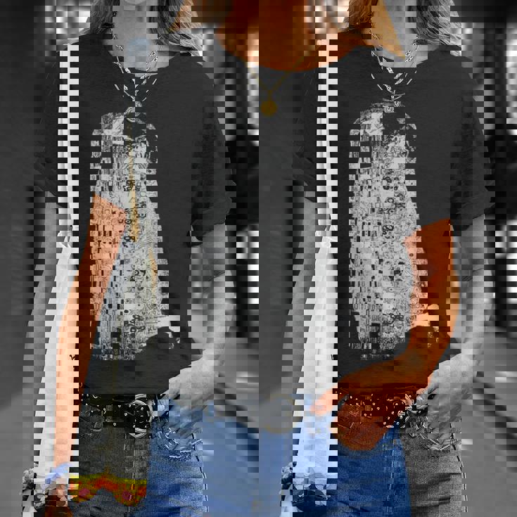 The Kiss グスタフ・クリムト クラシック アールヌーボー グラフィック Freedom Tシャツ 彼女への贈り物